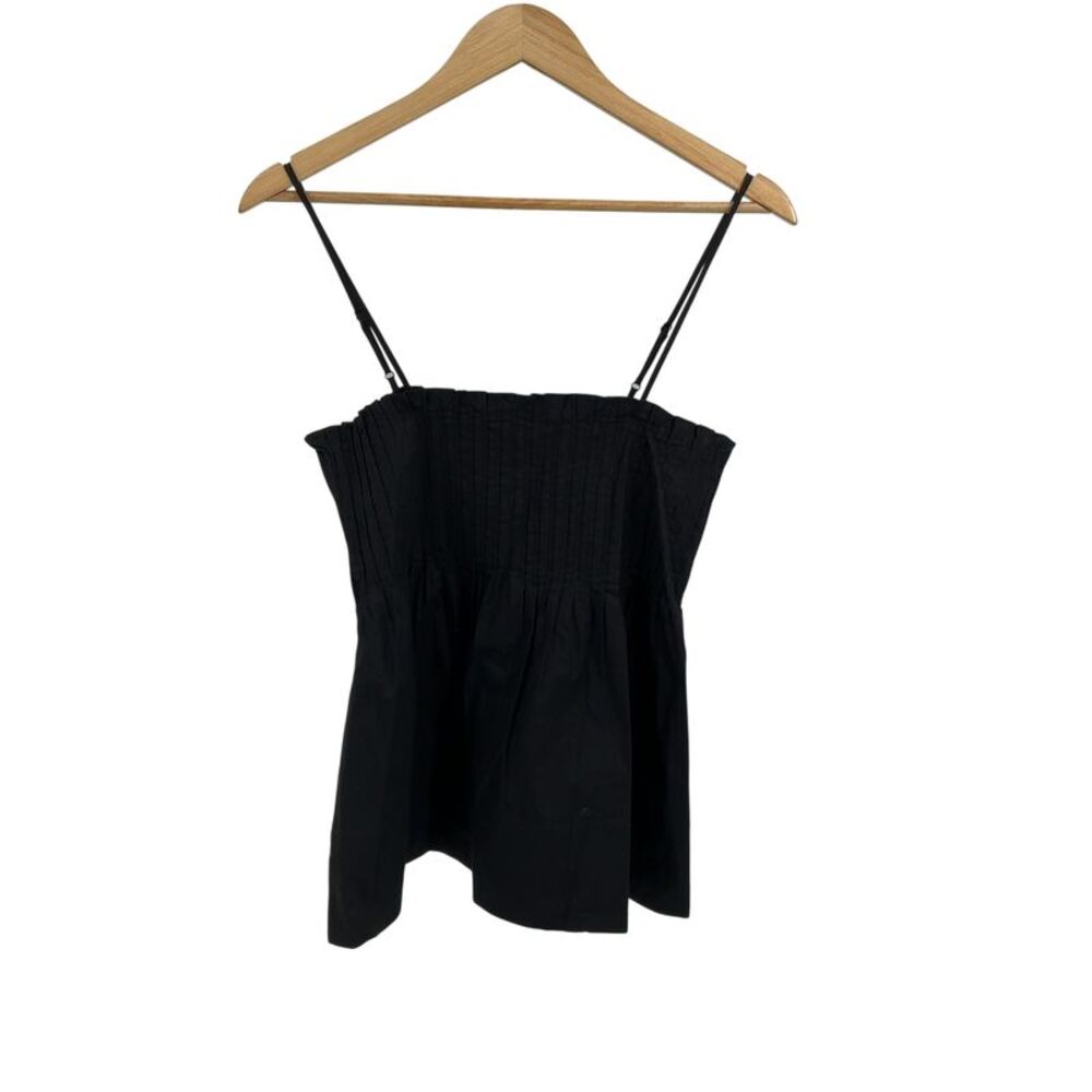 Wayf Women Asalia Pleated Top Black XS